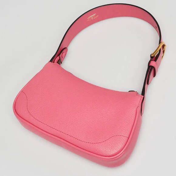 Gucci Pink Leather Double G Aphrodite Mini Shoulder Bag - Picture 3 of 11